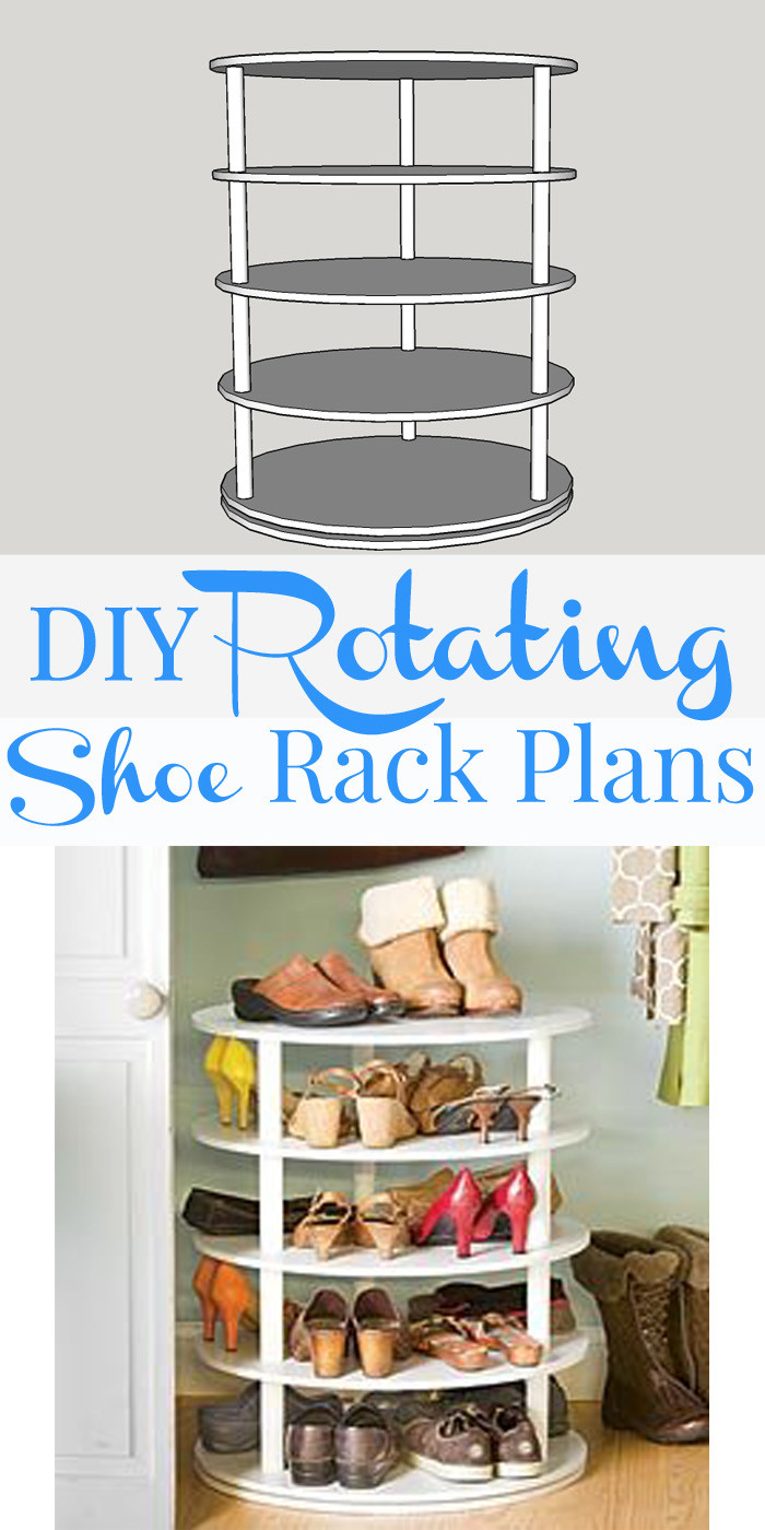 DIY Rotating Shoe Rack
 Remodelaholic