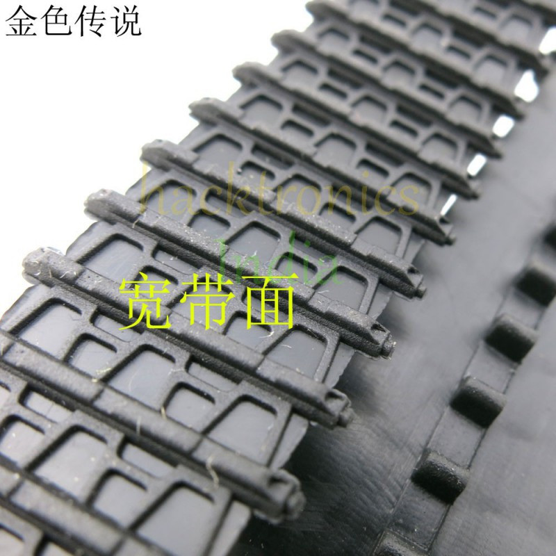DIY Rubber Tracks
 Pair of Closed Rubber Track DIY Robot Crawler Track Tire