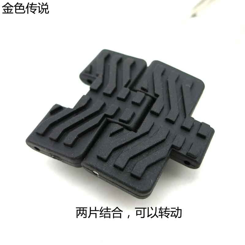 DIY Rubber Tracks
 Crawler tank track rubber track armored model excavator