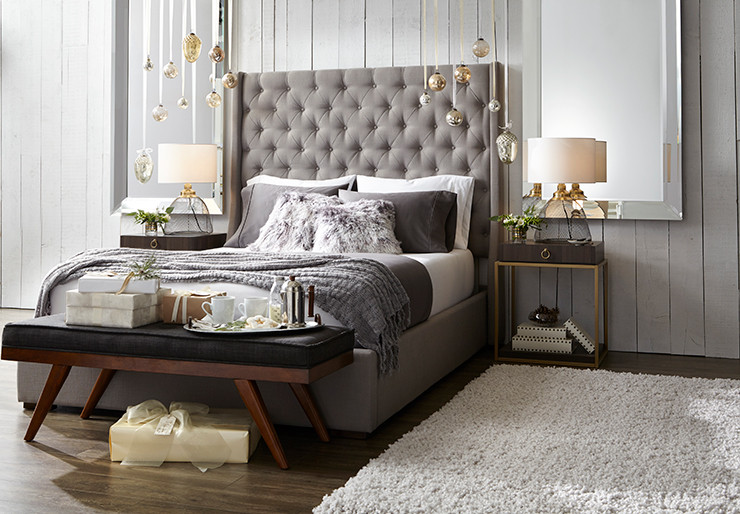 DIY Rustic Bedroom Decor
 Rustic Glam Holiday Decorating Ideas for the Bedroom