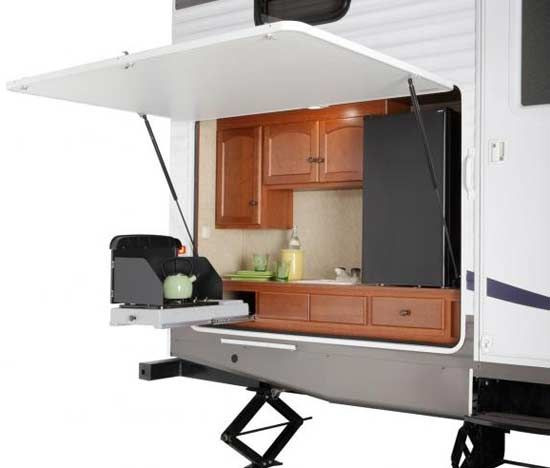 Diy Rv Outdoor Kitchen
 122 best images about Camping trailer DIY on Pinterest