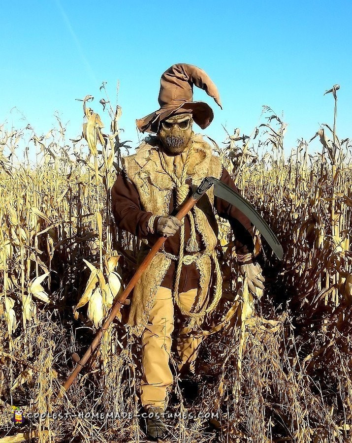 DIY Scarecrow Mask
 Evil Scarecrow Costume Scarecrow of The Corn