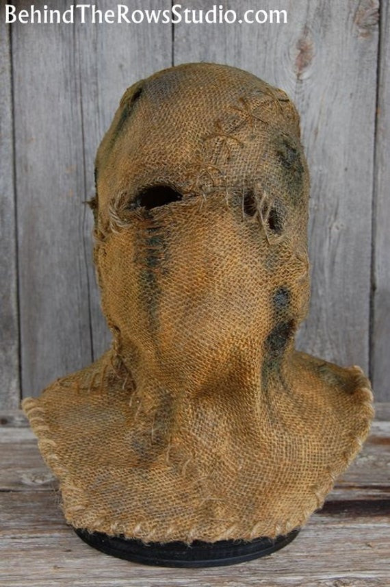 DIY Scarecrow Mask
 Scarecrow Burlap Mask Halloween Horror Killer Psycho