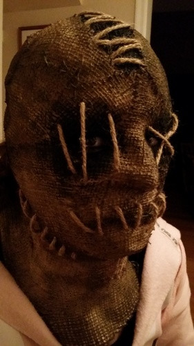 DIY Scarecrow Mask
 Homemade Burlap Mask