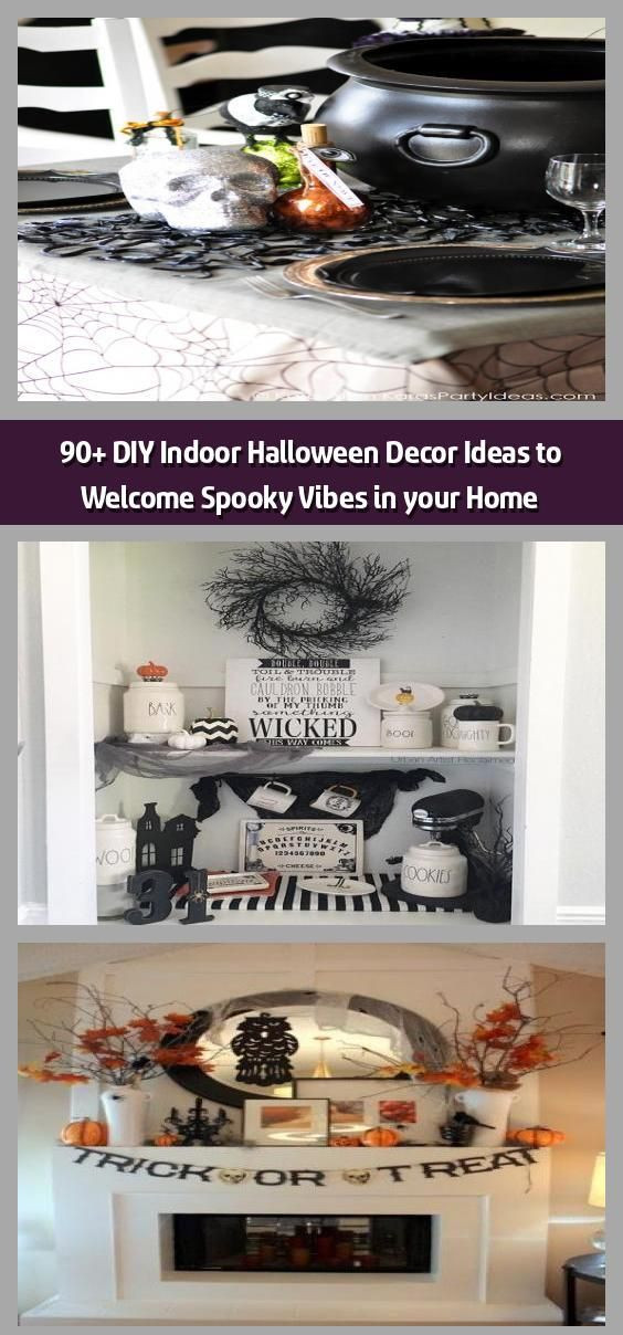 Diy Scary Indoor Halloween Decorations
 90 DIY Indoor Halloween Decor Ideas to Wel e Spooky