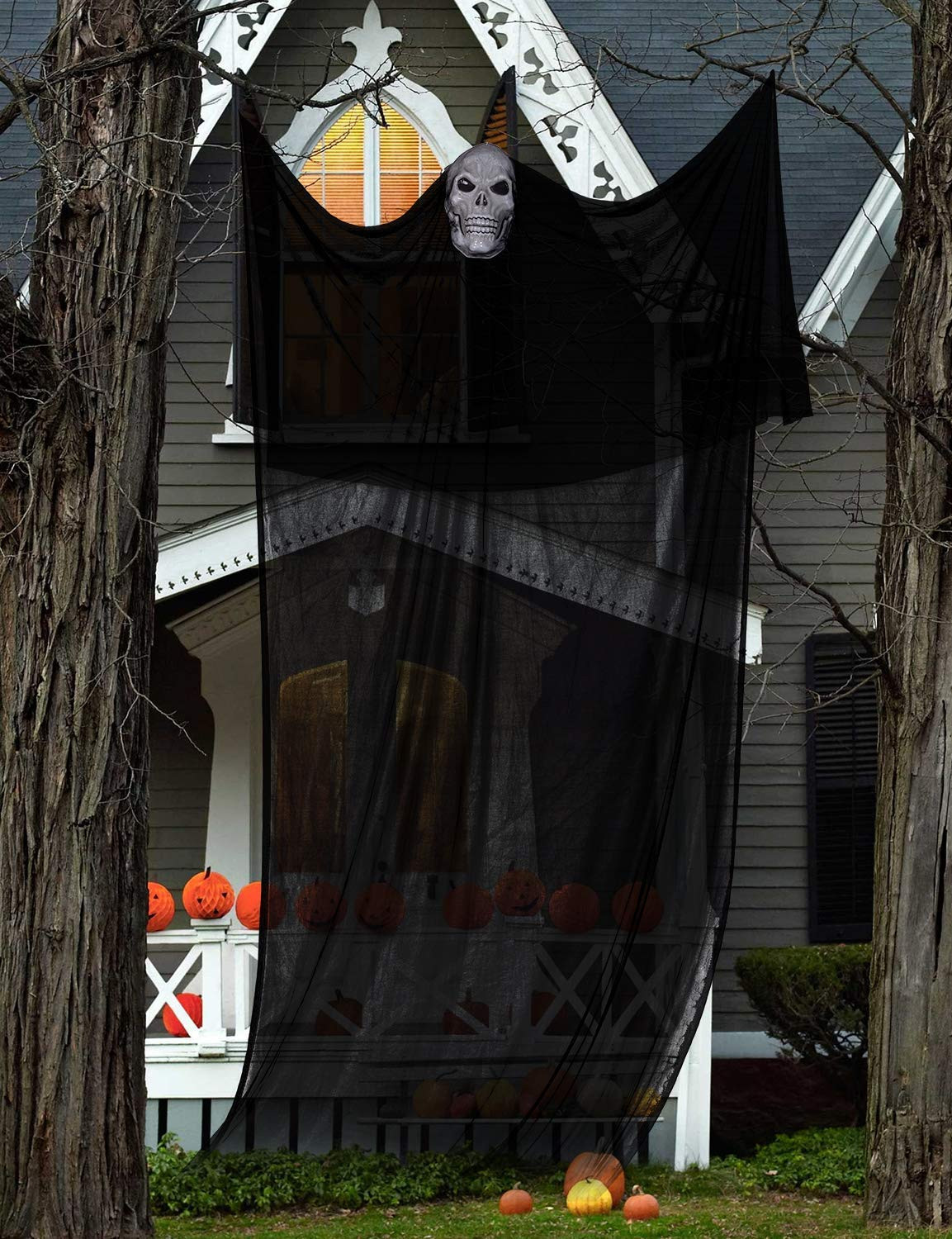 Diy Scary Indoor Halloween Decorations
 Scary Halloween Ghost Hanging Decoration for Indoor or