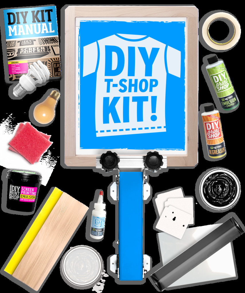 DIY Screen Printing Kit
 DIY Screen Printing at Home Kits by DIY Print Shop Made