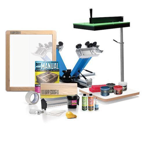 DIY Screen Printing Kit
 DIY PRINT SHOP Ultimate 4 Color Screen Printing Kit with