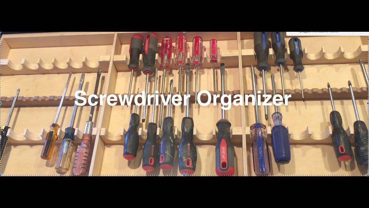 DIY Screwdriver Organizer
 Screwdriver Organizer