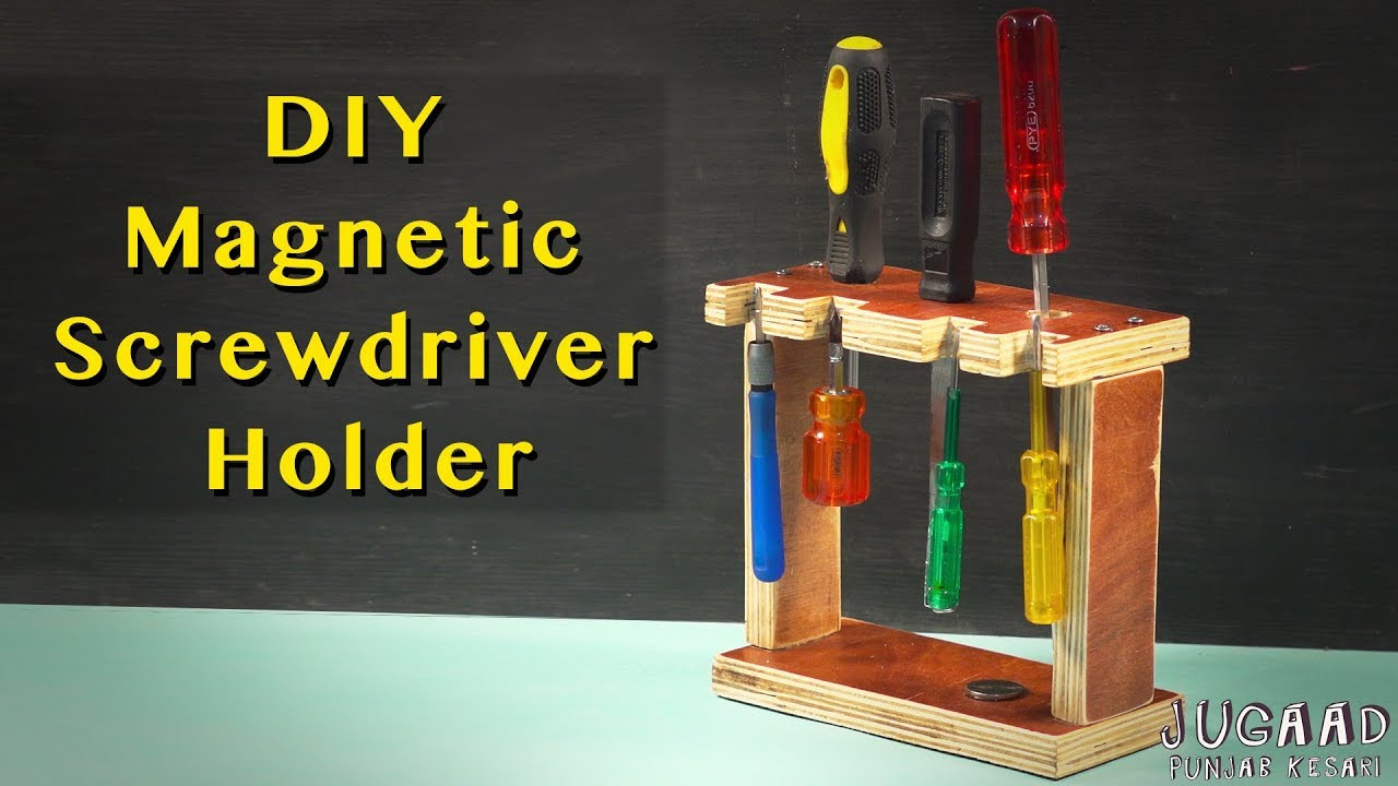 DIY Screwdriver Organizer
 Diy Magnetic Screwdriver Holder