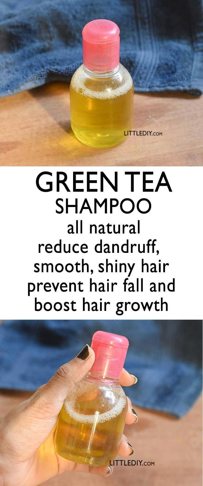DIY Shampoo For Hair Growth
 DIY Green Tea Hair Growth Shampoo