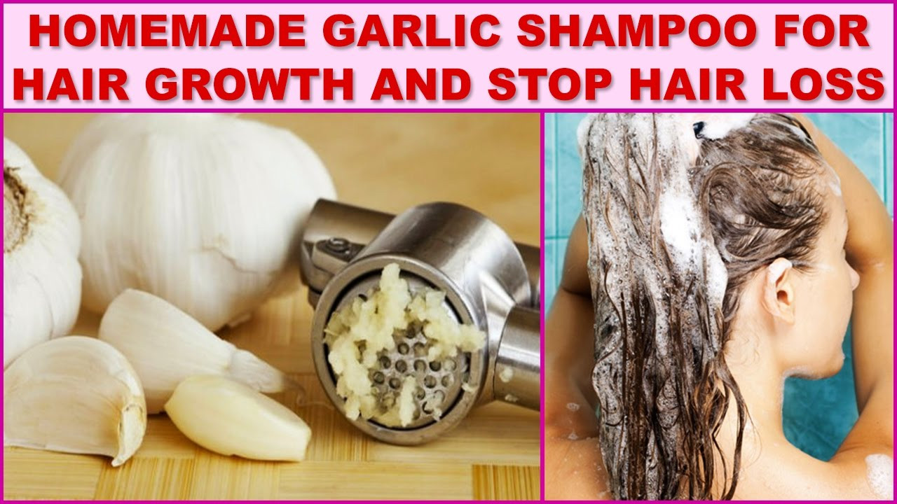 DIY Shampoo For Hair Growth
 Homemade Garlic Shampoo For Hair Growth And Stop Hair