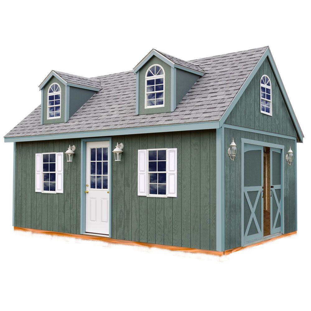 DIY Shed Kit Home Depot
 Best Barns Arlington 12 ft x 16 ft Wood Storage Shed Kit