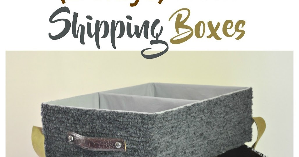 DIY Shipping Boxes
 Vikalpah DIY Baskets 2 ways from Shipping boxes