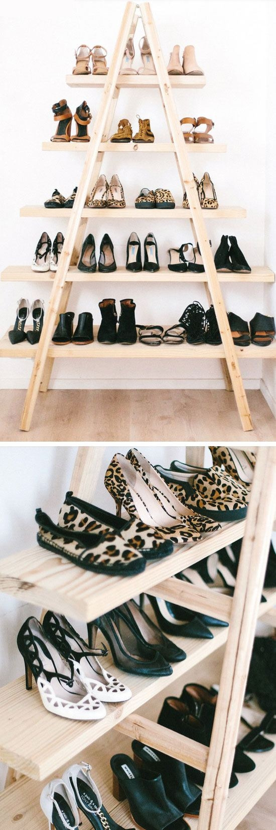 DIY Shoe Organizer For Small Closet
 22 Chaos Eliminating DIY Shoe Rack Ideas