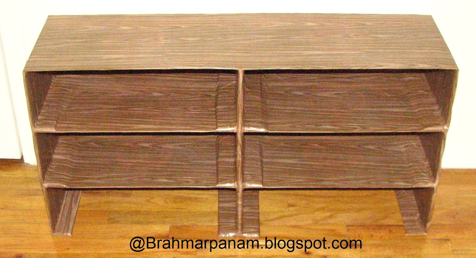 DIY Shoe Rack Cardboard
 Brahmarpanam Make your own Cardboard Shoe Rack