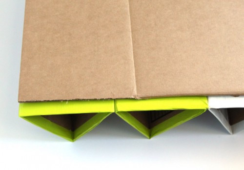 DIY Shoe Rack Cardboard
 DIY Geometric Shoe Rack Cardboard Shelterness