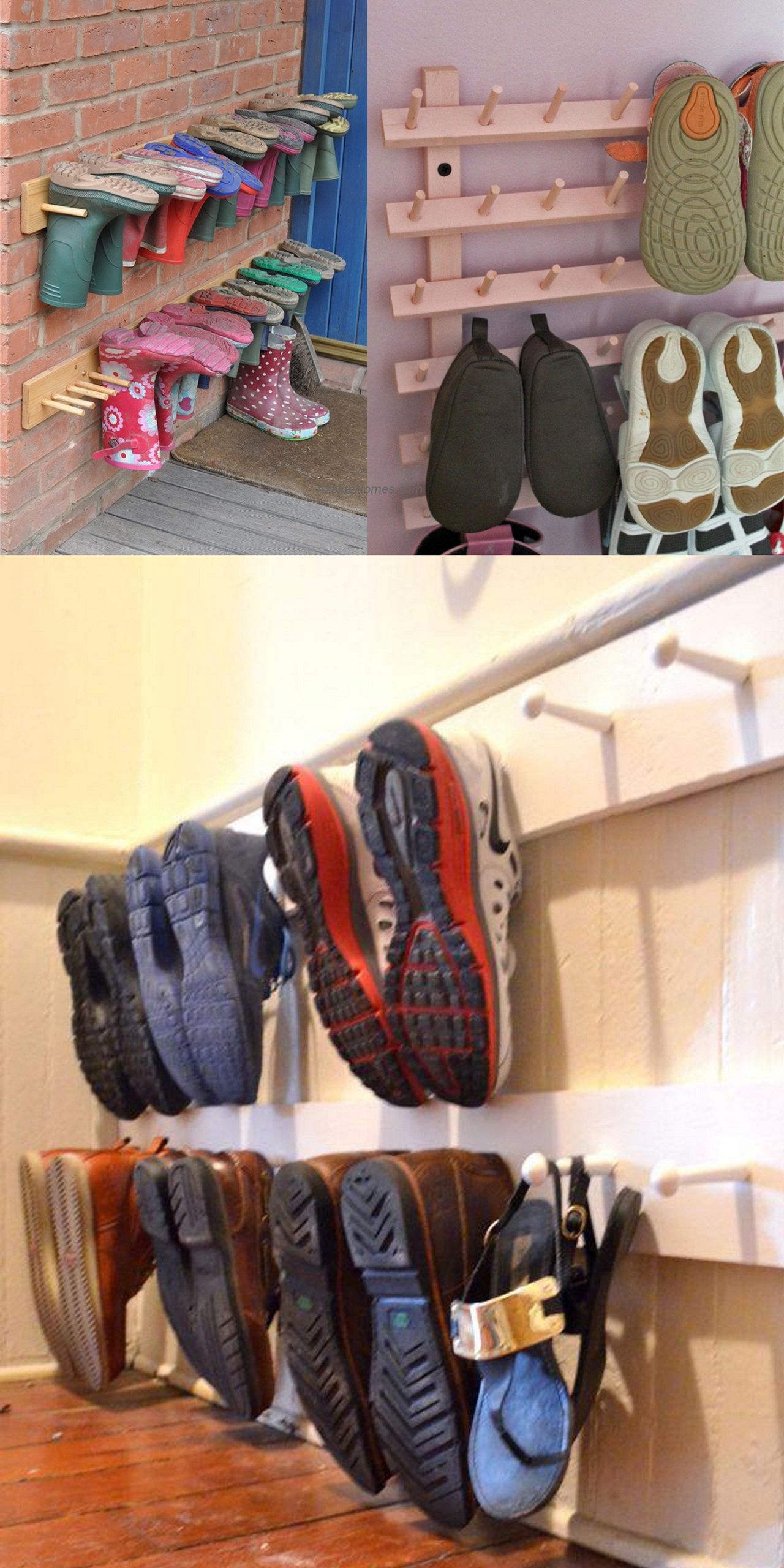 DIY Shoe Rack For Small Closet
 How to Organize Shoes in a Small Closet with Installing