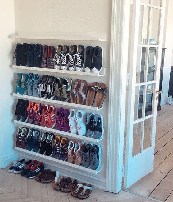 DIY Shoe Rack For Small Closet
 27 Creative and Efficient Ways to Store Your Shoes