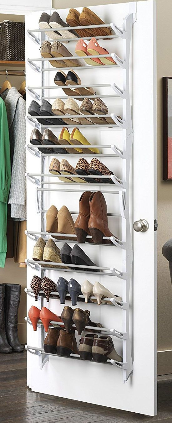 DIY Shoe Rack For Small Closet
 Over The Door Shoe Rack DIY Shoe Storage Ideas