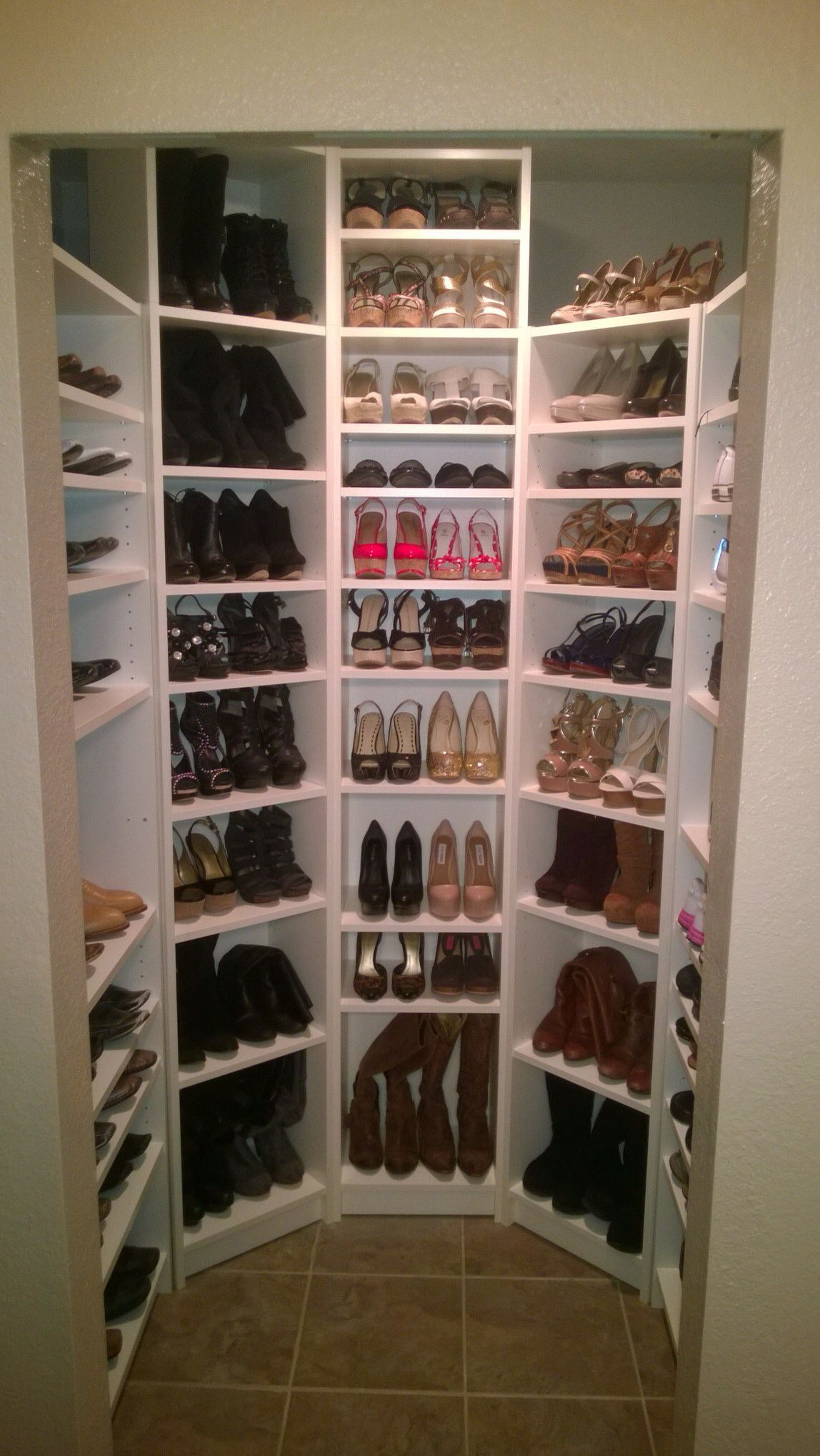 DIY Shoe Rack For Small Closet
 Pin by Musetta Dorley on Bathroom in 2019