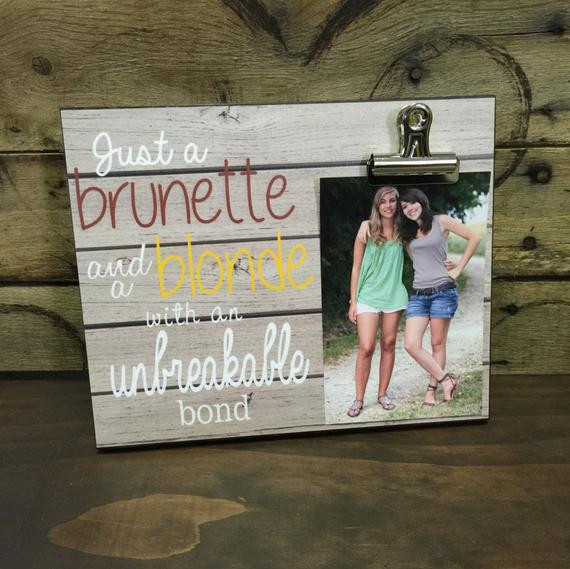 DIY Sister Gifts
 Personalized Picture Frame Gift For Sister Gift For Best