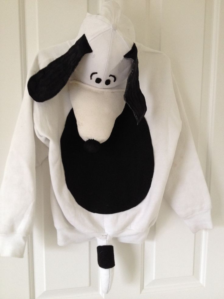 DIY Snoopy Costume
 Easy DIY Snoopy Costume …
