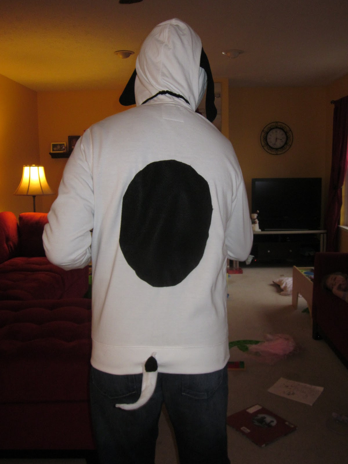 DIY Snoopy Costume
 Because I Said So and Other Mommyisms DIY Snoopy Costume