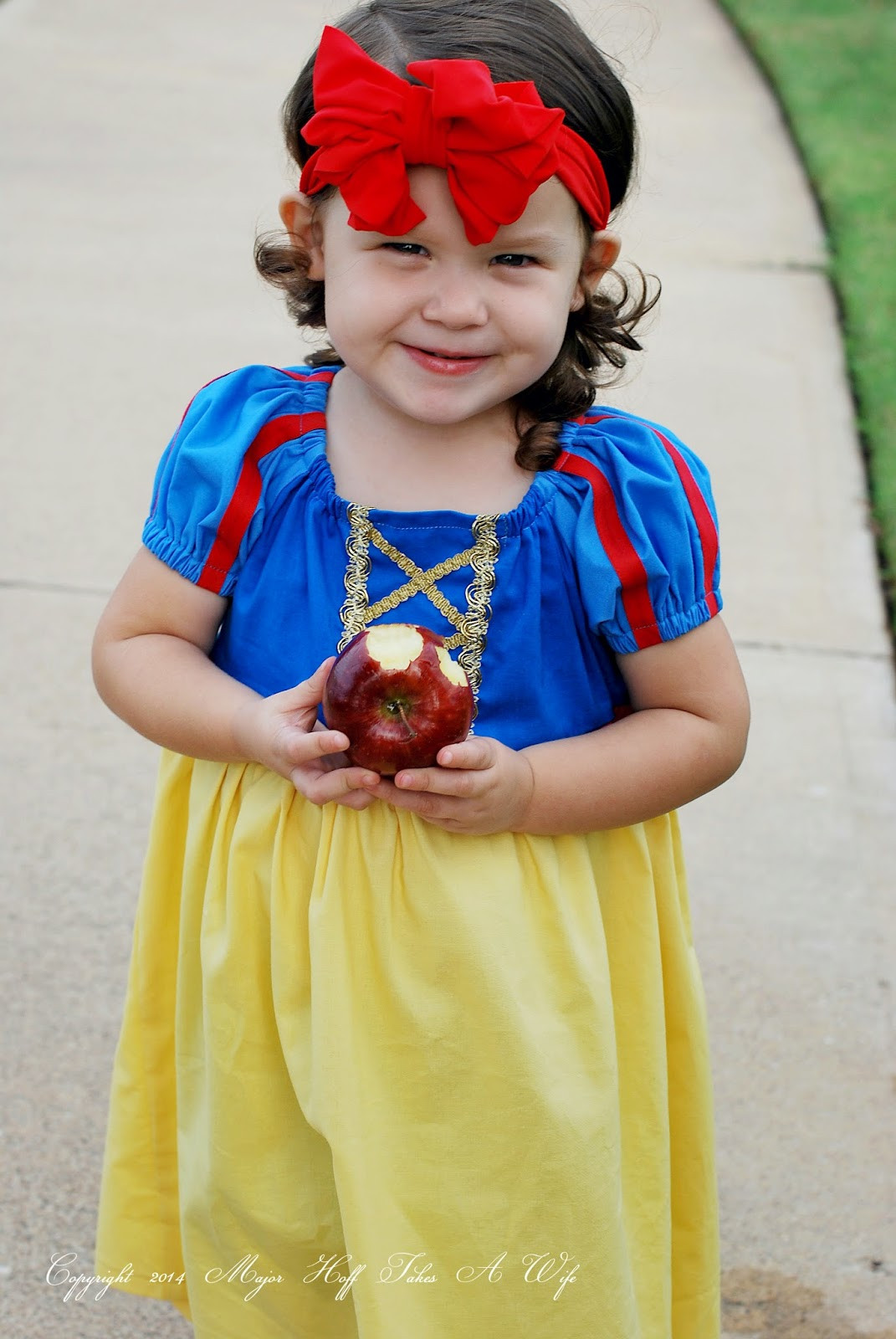 DIY Snow White Costume Toddler
 Easy To Sew Snow White Peasant Dress For Halloween or