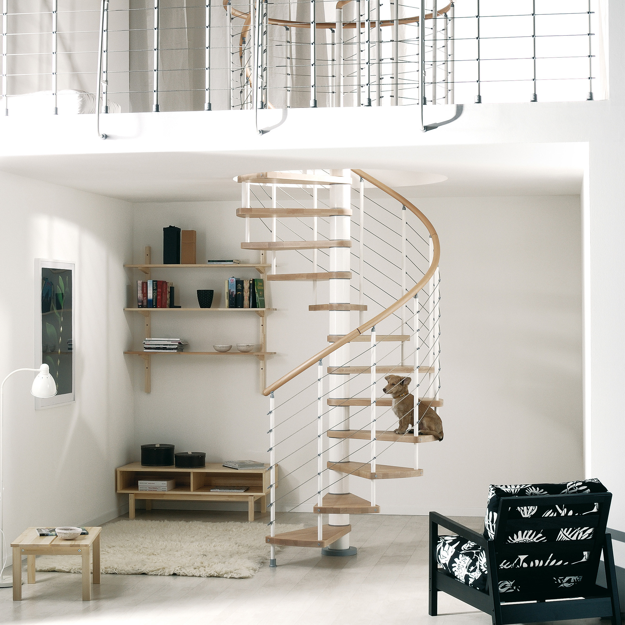 DIY Spiral Staircase Kits
 Arke Fontanot Kloe Spiral Staircase
