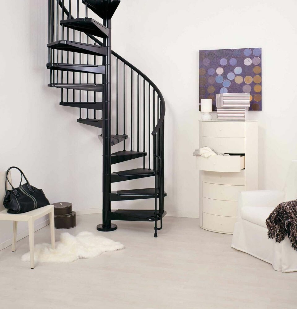 DIY Spiral Staircase Kits
 Arke Fontanot Civik Spiral Staircase DIY Stair Kit 120 140