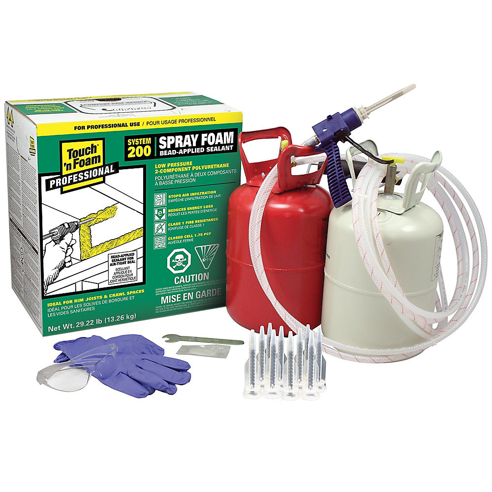 DIY Spray Foam Insulation Kit
 Touch n Foam Professional 2 ponent Spray Foam