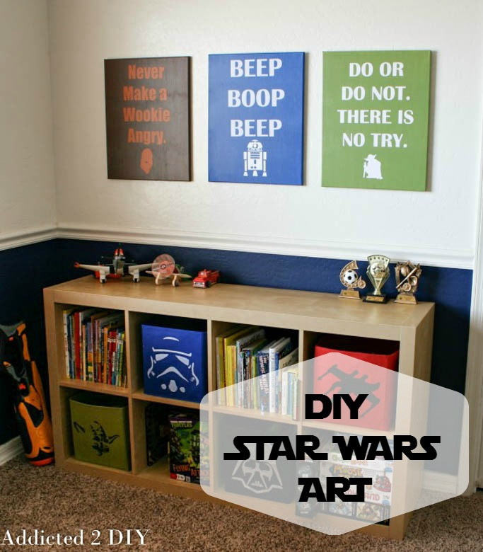 DIY Star Wars Decorations
 DIY Star Wars Wall Decor Plus Free SVG Files Addicted