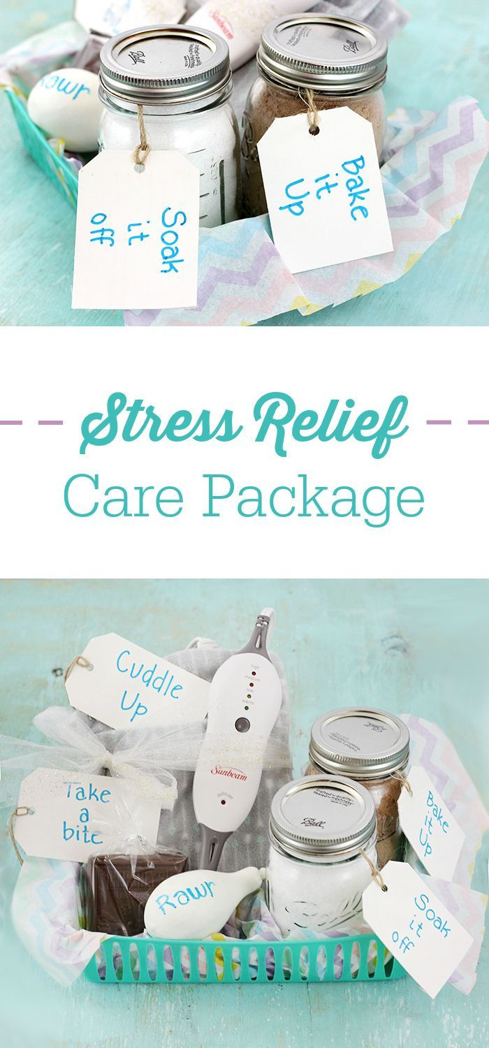 DIY Stress Relief Kit
 Stress Relief Care Package Ideas DIY Gifts