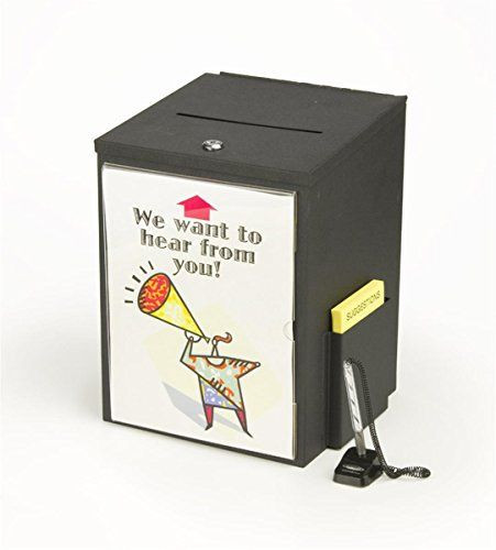 DIY Suggestion Box
 Locking Metal Suggestion Box With Hinged Lid Security