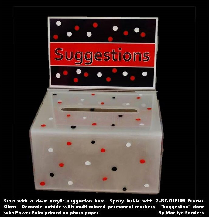 DIY Suggestion Box
 The 25 best Suggestion box ideas on Pinterest