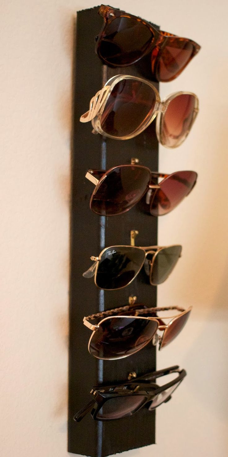 DIY Sunglasses Rack
 41 best Sunglass Display and Storage Ideas images on