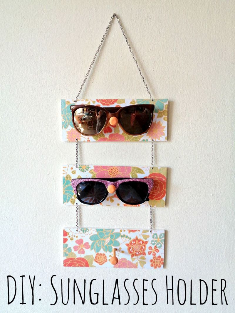 DIY Sunglasses Rack
 DIY Sunglasses Holder