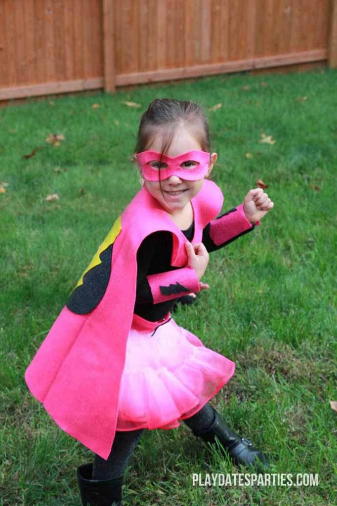 DIY Superhero Costume
 15 School Friendly Last Minute Halloween Costumes for Kids