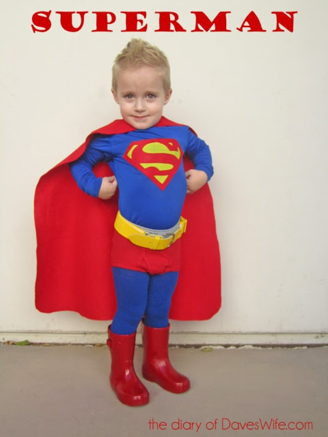 DIY Superhero Costume
 20 Homemade Superhero Costumes [free patterns] – Tip Junkie