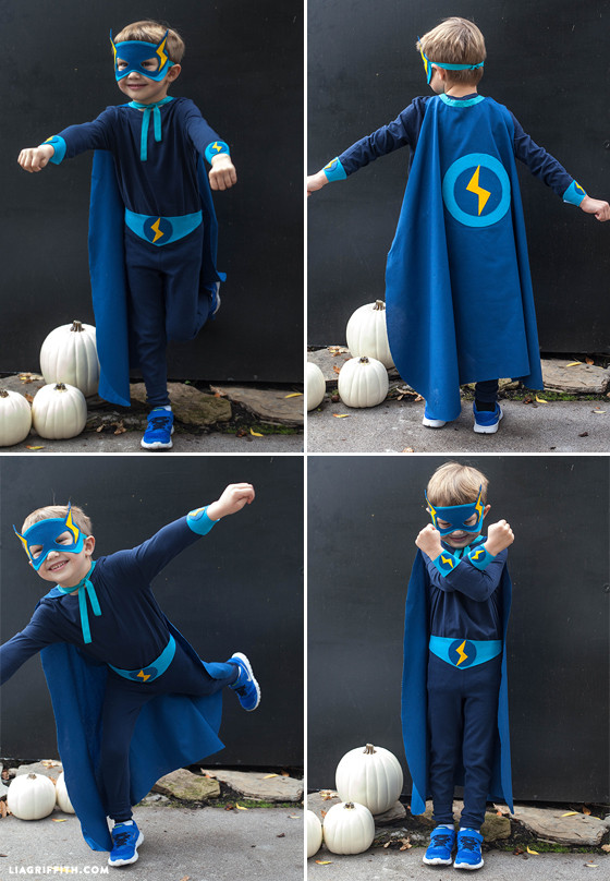 DIY Superhero Costume
 Homemade Halloween Costumes Superheros