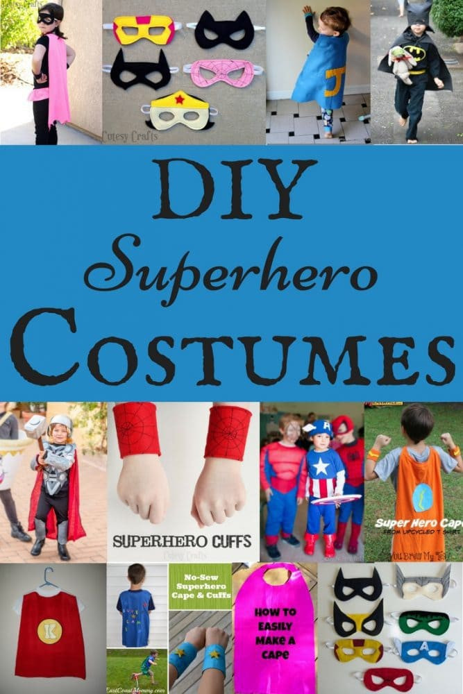 DIY Superhero Costume
 DIY Superhero Costumes Cutesy Crafts