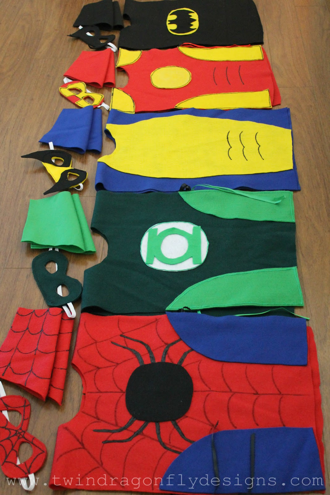 DIY Superhero Costume
 Simple No Sew Superhero Costumes — All for the Boys