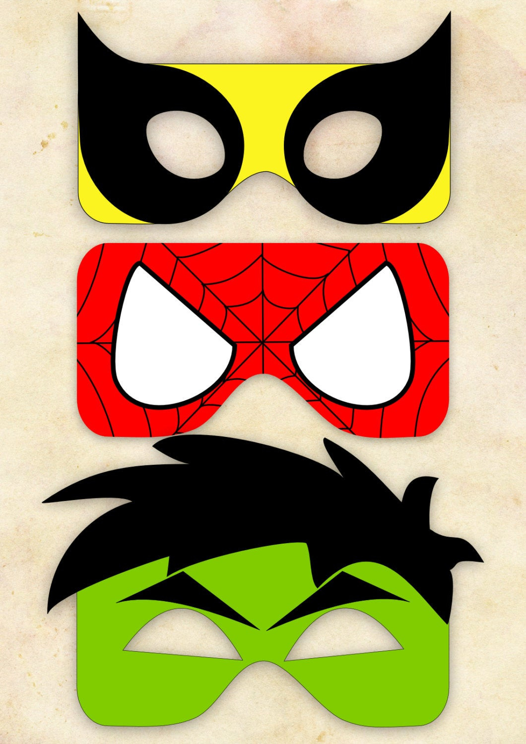 DIY Superhero Mask
 DIY Superheroe Masks
