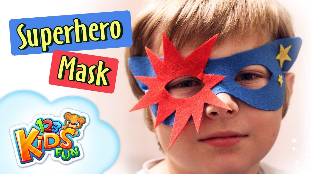 DIY Superhero Mask
 DIY by Creative Mom 4 how to make superhero mask for a