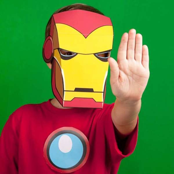 DIY Superhero Mask Template
 DIY Superhero Masks printable avengers masks