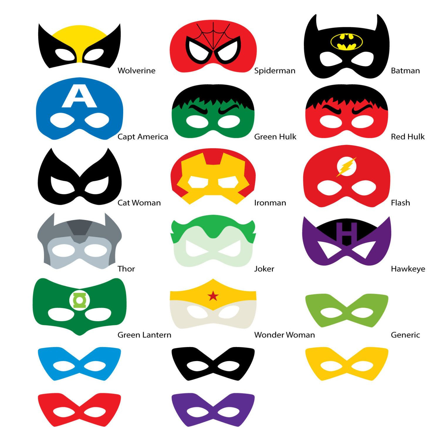 DIY Superhero Mask Template
 Pin by Robyn Peterson on Abby s Birthday