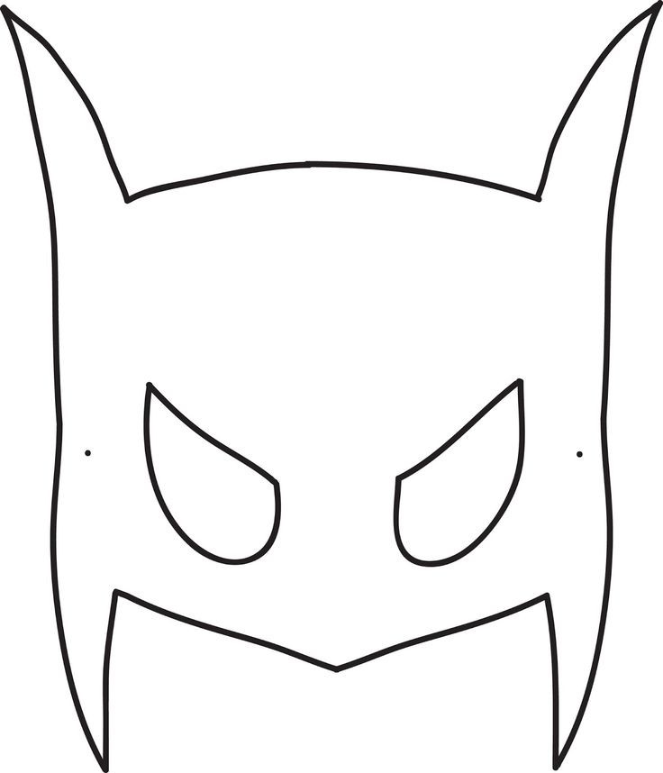 DIY Superhero Mask Template
 Super Hero Mask Template