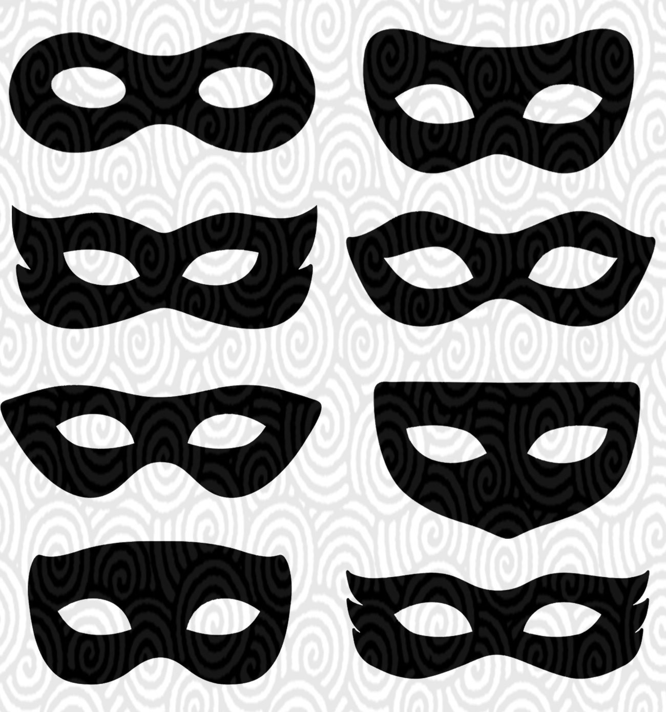 DIY Superhero Mask Template
 Cricut Template Superhero Eye Masks Masquerade silhouette no