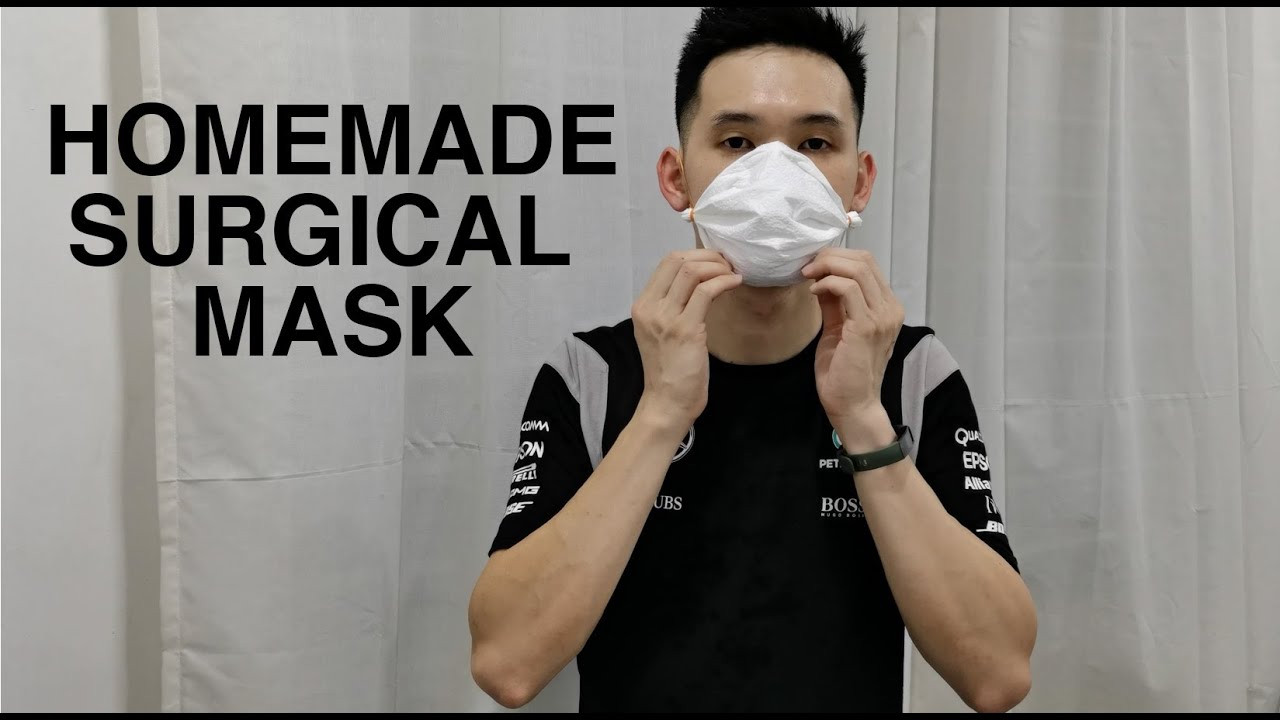DIY Surgical Mask
 DIY Homemade Surgical Face Mask